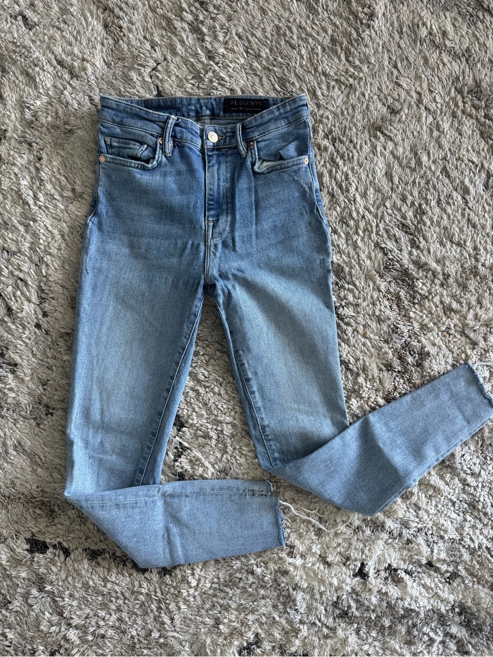 All saints skinny jeans women size 27